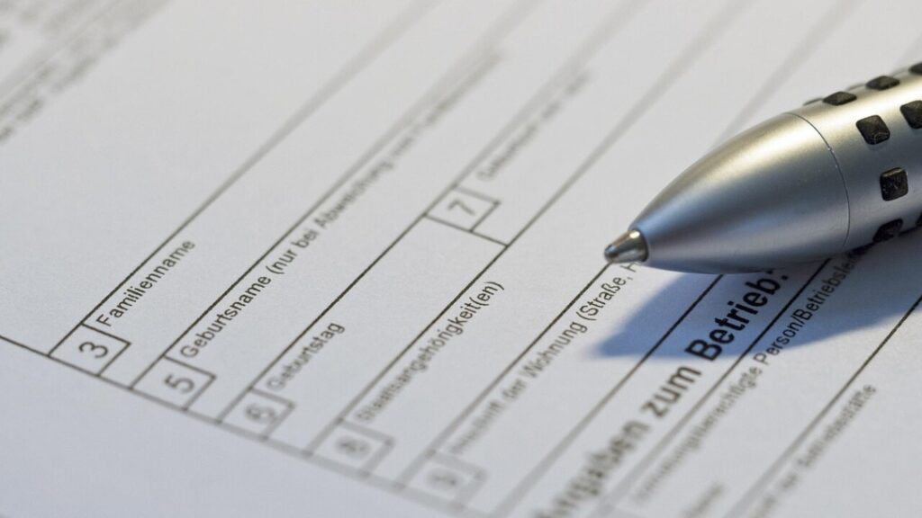 Download template for sponsorship form in PDF for free