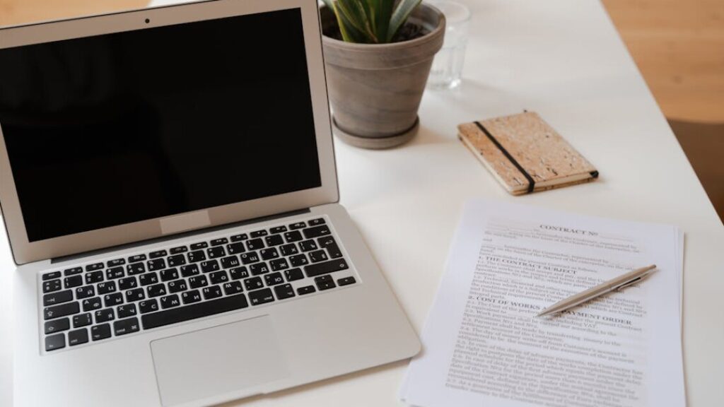 Download web design contract template in PDF for free